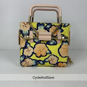 Viktor&Rolf Flower Print Bon Petit Mini Bag - Chic Structured Design & Metallic